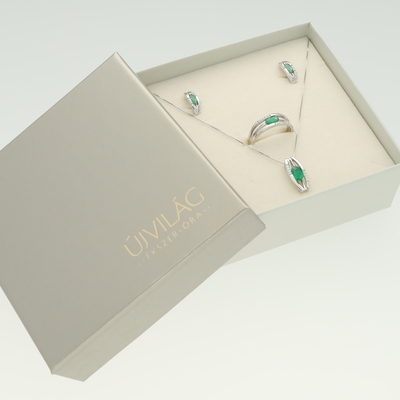 Fehér arany gyűrű 56-os méret (41-25342-0-30-1/56)